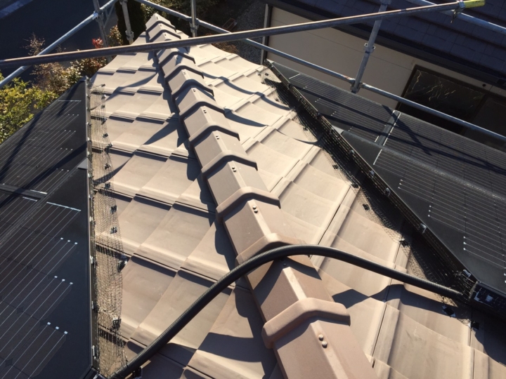 鳩除け工事170120_2